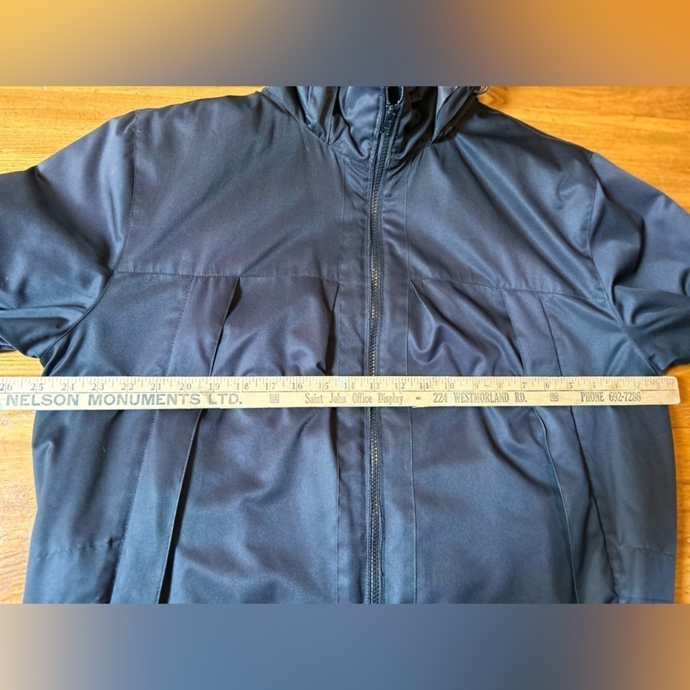 Gap Lightweight Black Jacket With Hood Men’s Medium - Picture 5 of 6